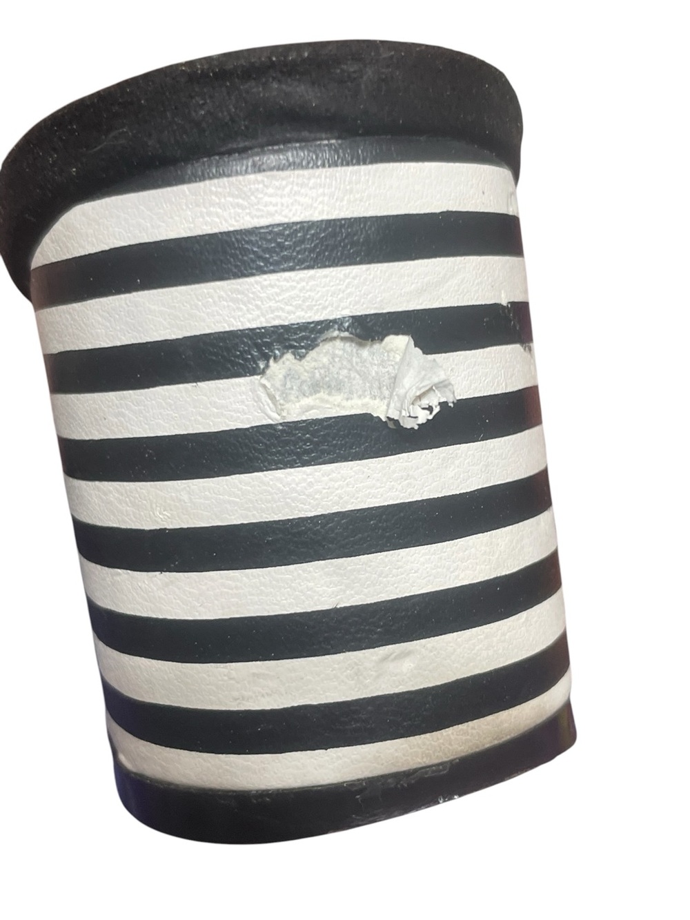 Betsey Johnson Aspen Black Sandal Heels Suede Floral Black & White Stripes Sz 9 - Picture 5 of 11